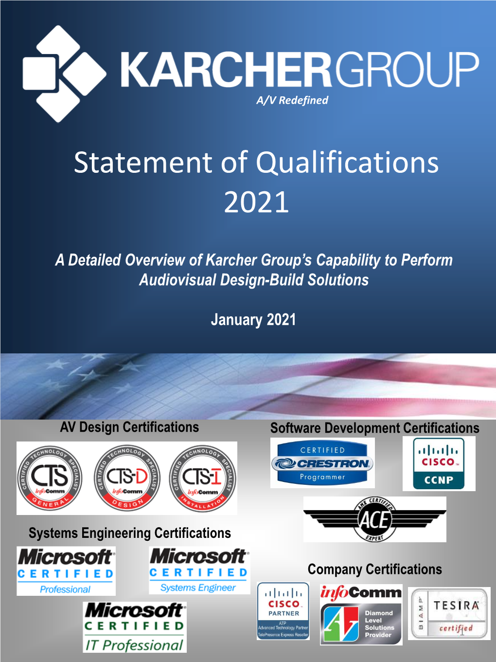 Statement of Qualifications 2021