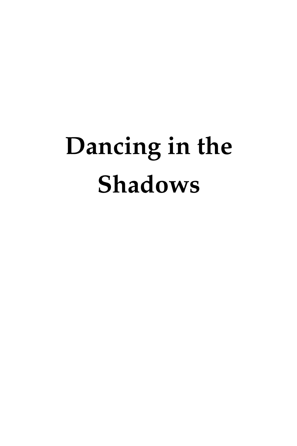 Dancing in the Shadows Photography By: Gabriel Burgos, Tampa, Florida