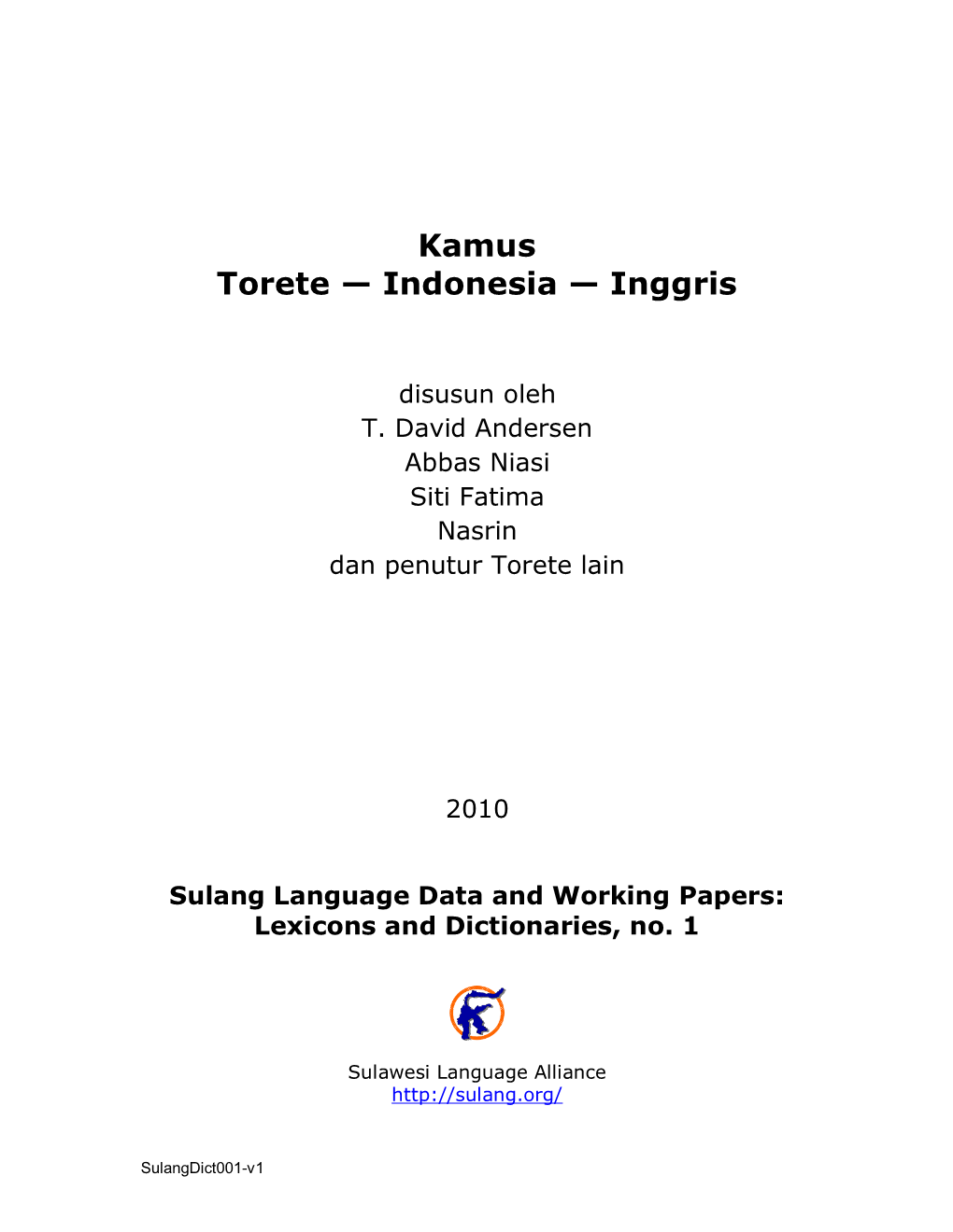 Kamus Torete — Indonesia — Inggris
