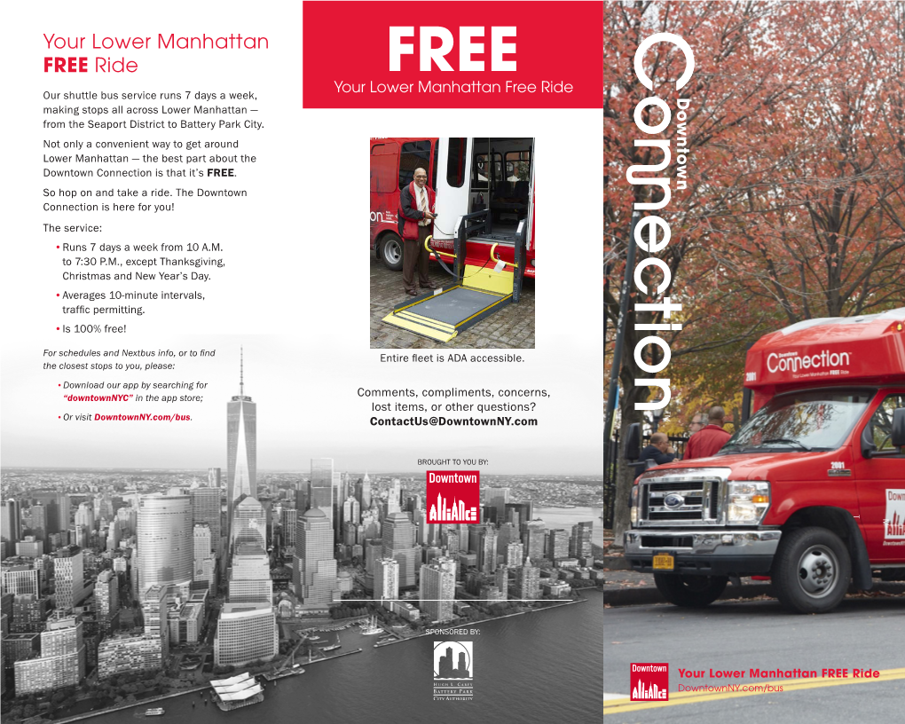 Your Lower Manhattan FREE Ride