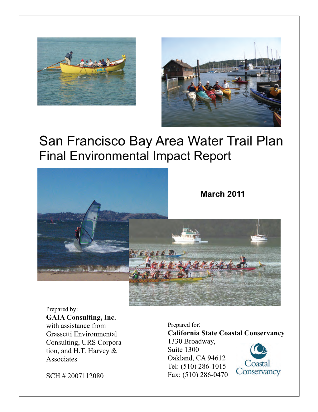 San Francisco Bay Area Water Trail Plan Final Environmental Impact Report