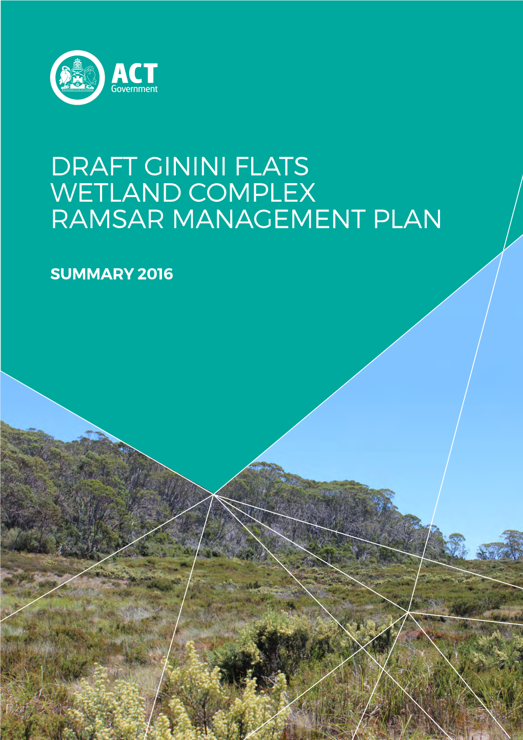 Draft Ginini Flats Ramsar Site Management Plan