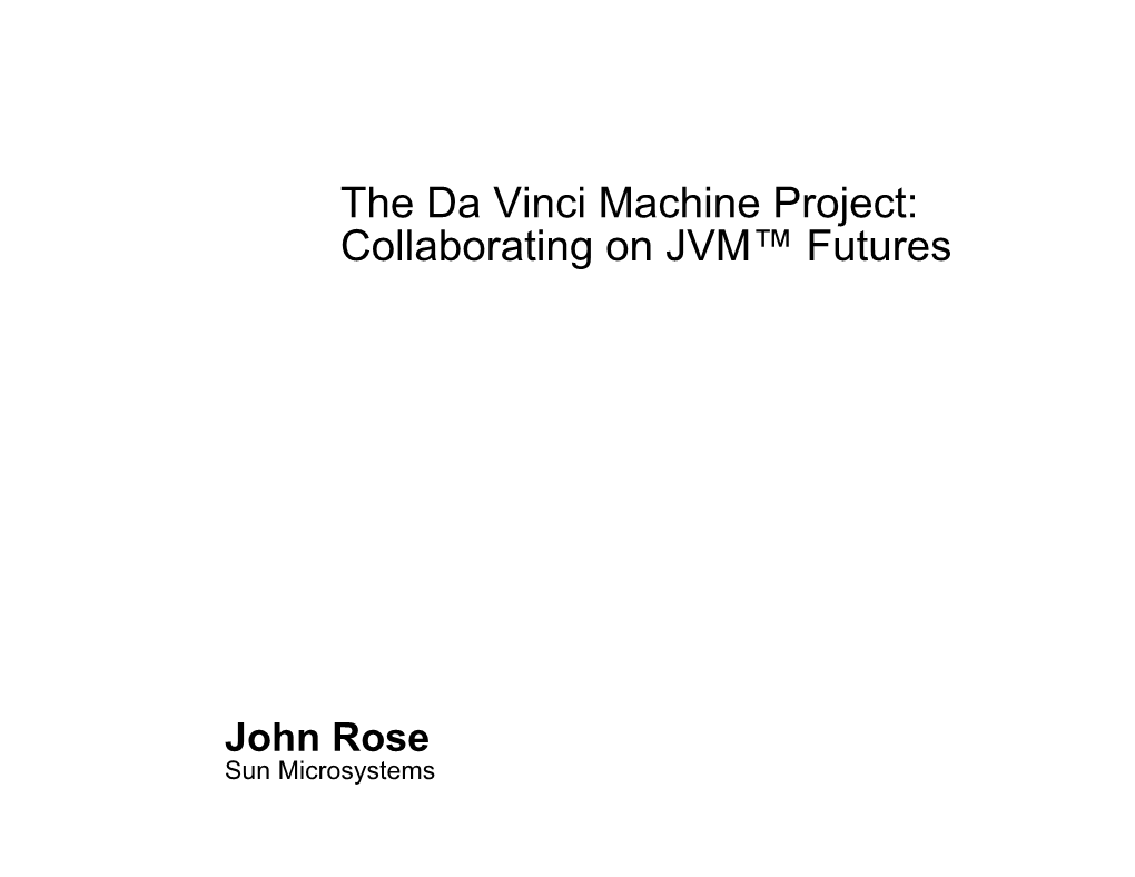 C1-2009 Da Vinci Collaboration