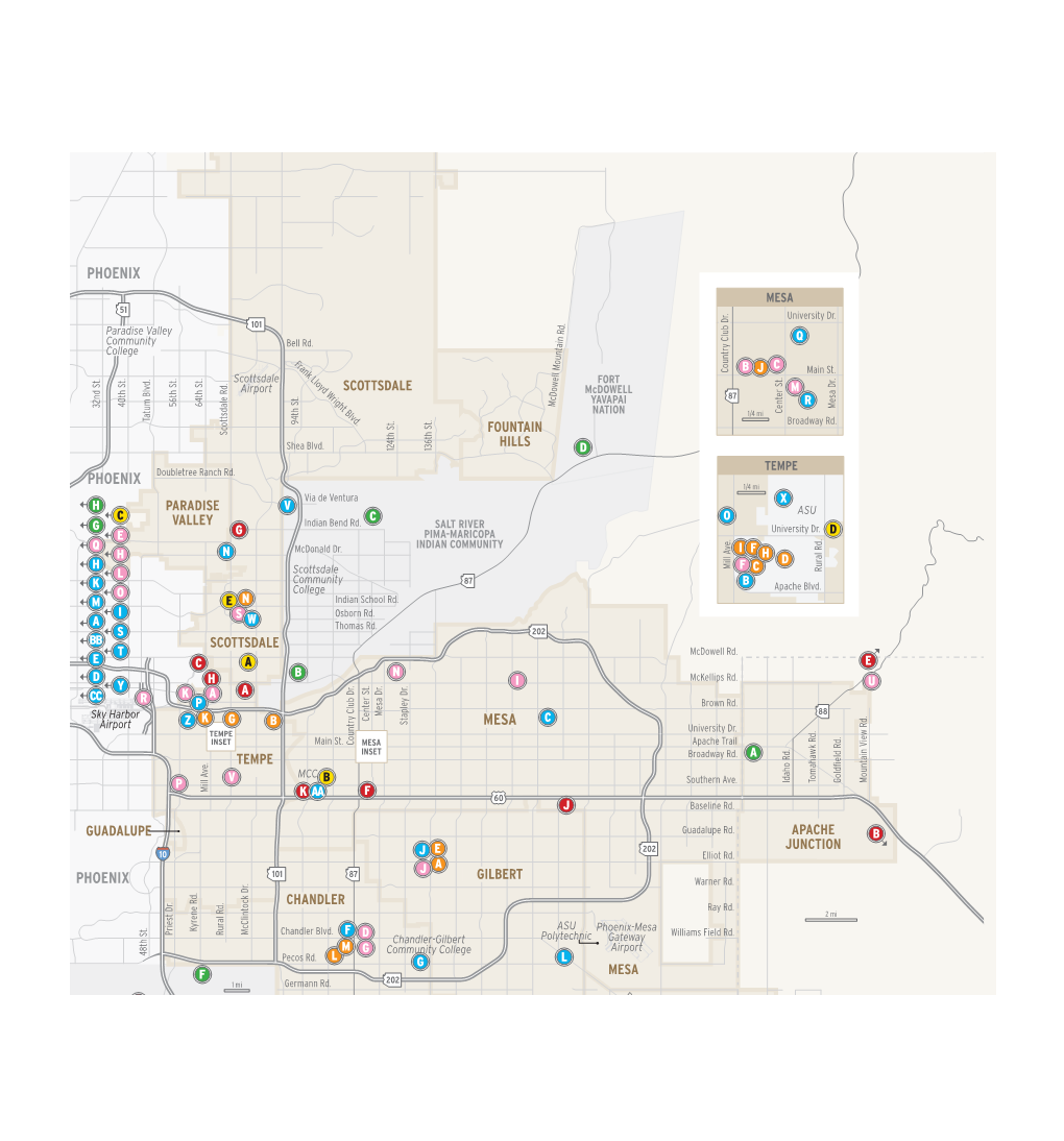 Places of Interest Around the East Valley