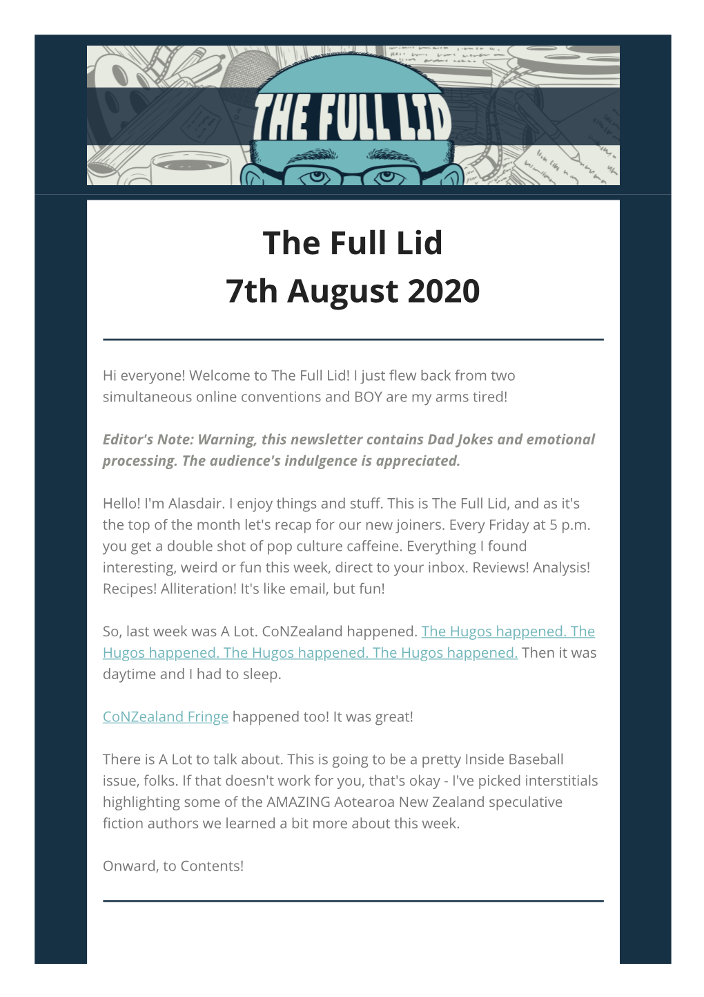 The Full Lid 7Th August 2020