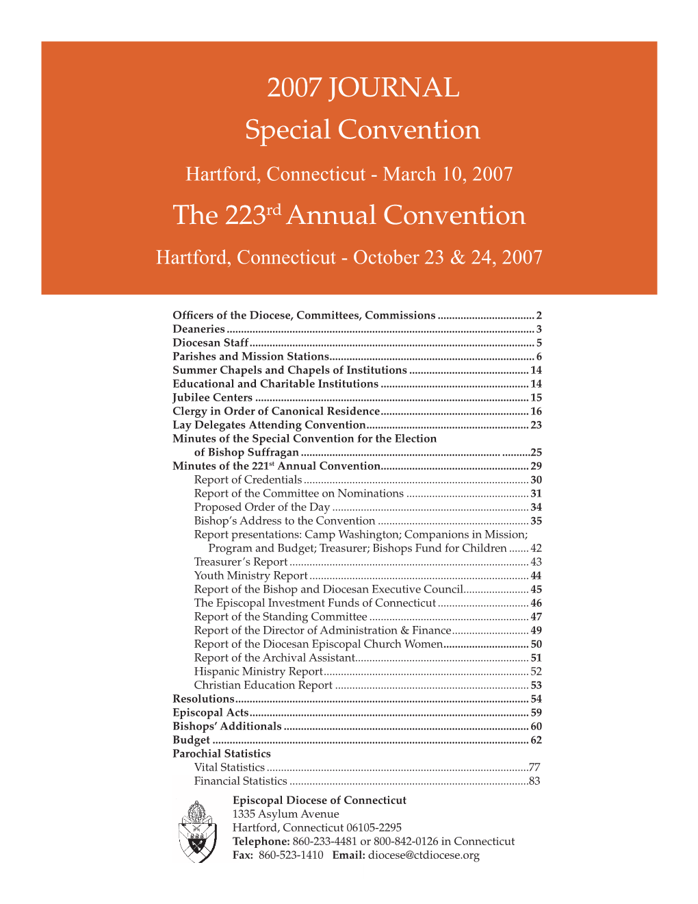 2007 Journal of Convention