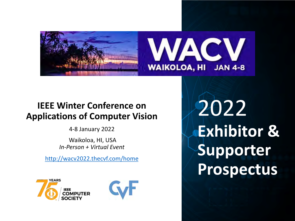 WACV22 Prospectus