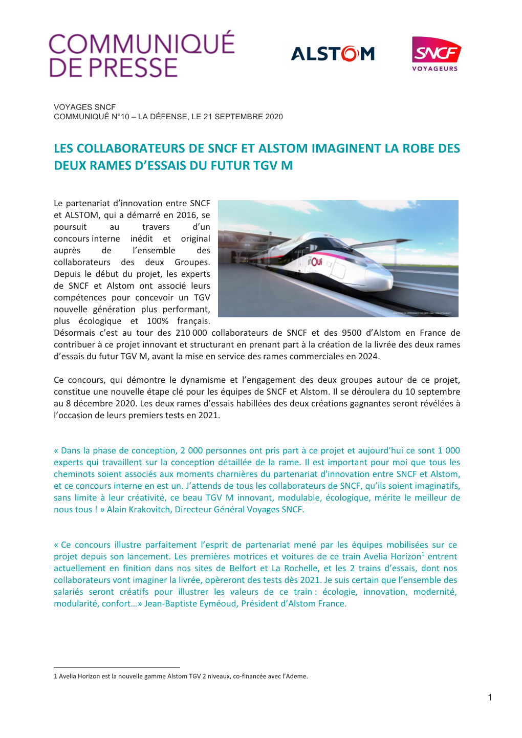 Les Collaborateurs De Sncf Et Alstom Imaginent La Robe Des Deux Rames D'essais Du Futur Tgv M