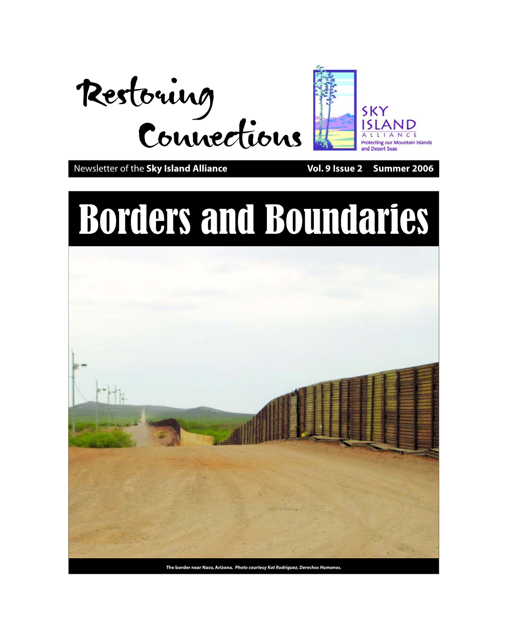 Borders and Boundaries