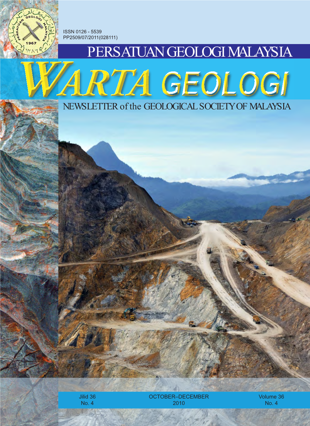 WARTA GEOLOGI NEWSLETTER of the GEOLOGICAL SOCIETY of MALAYSIA