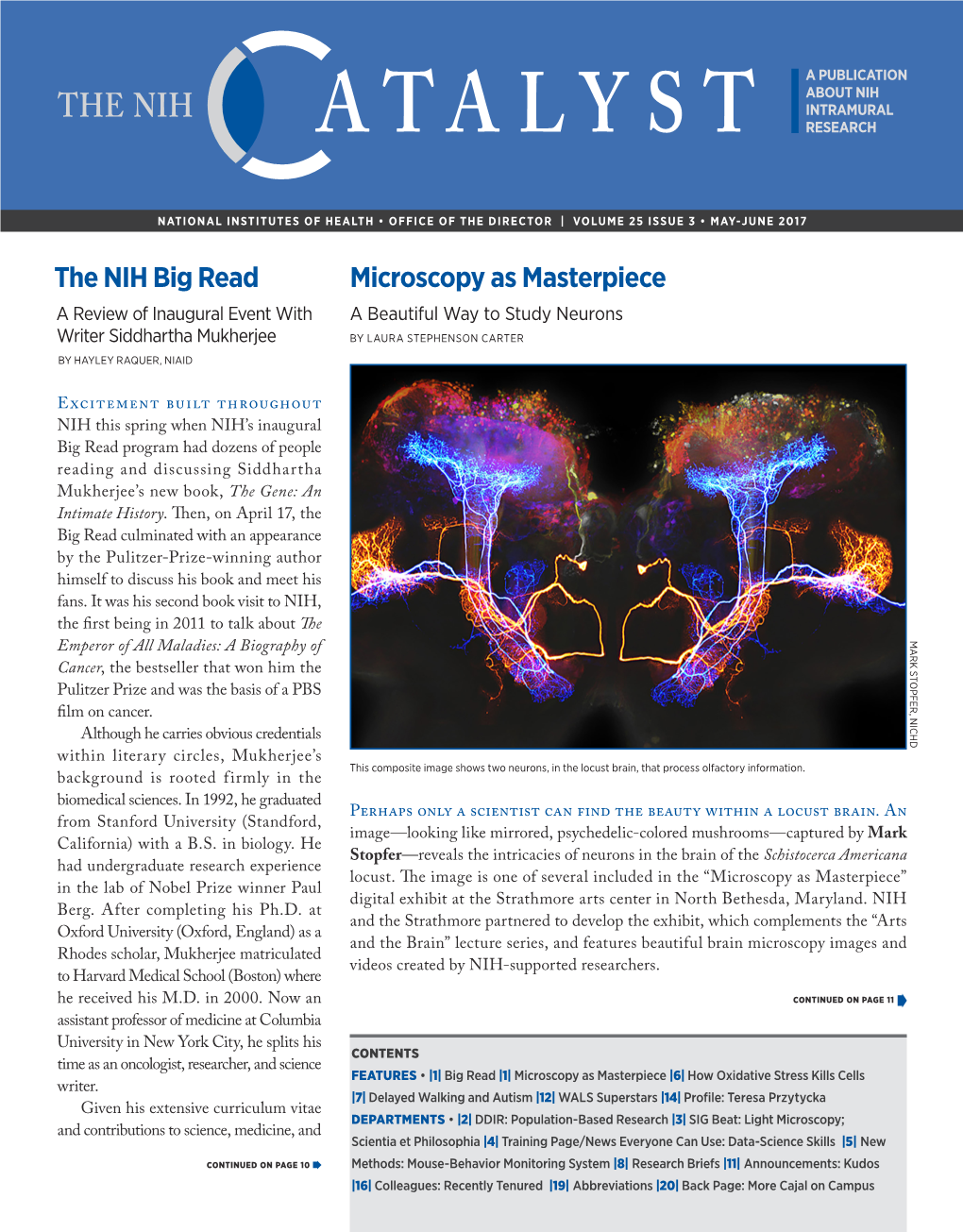 The NIH Big Read Microscopy As Masterpiece