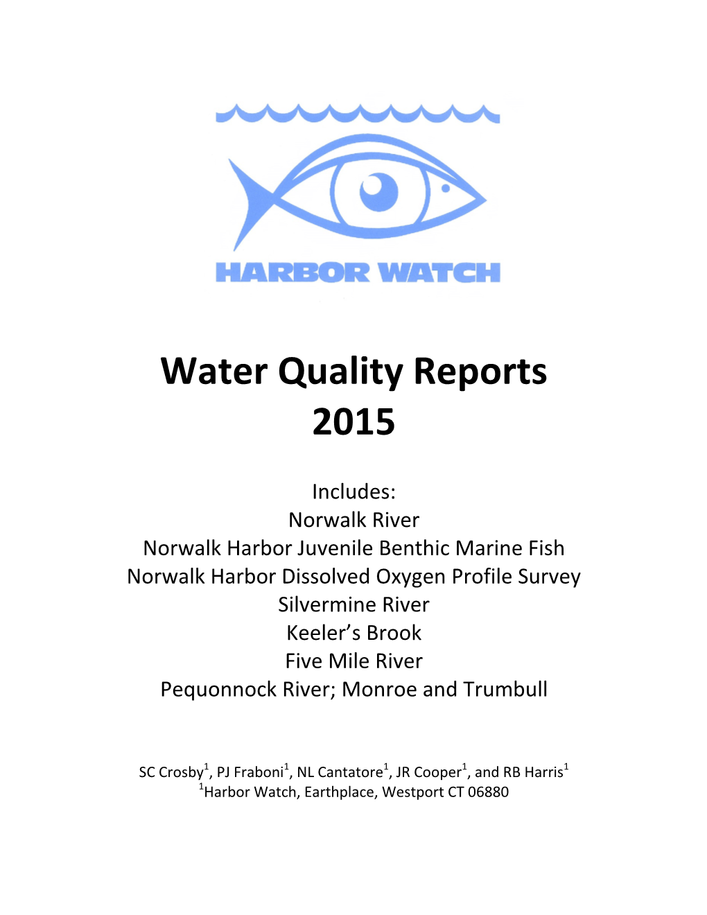 Water Quality Reports 2015