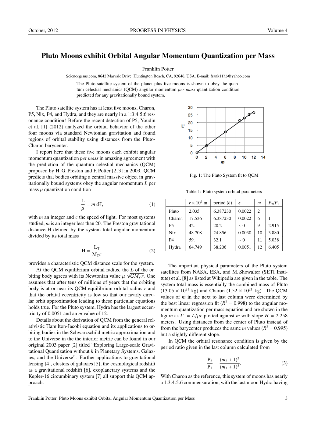 Pluto Moons Exhibit Orbital Angular Momentum Quantization Per Mass