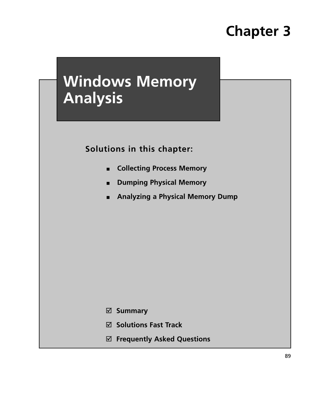 Windows Memory Analysis