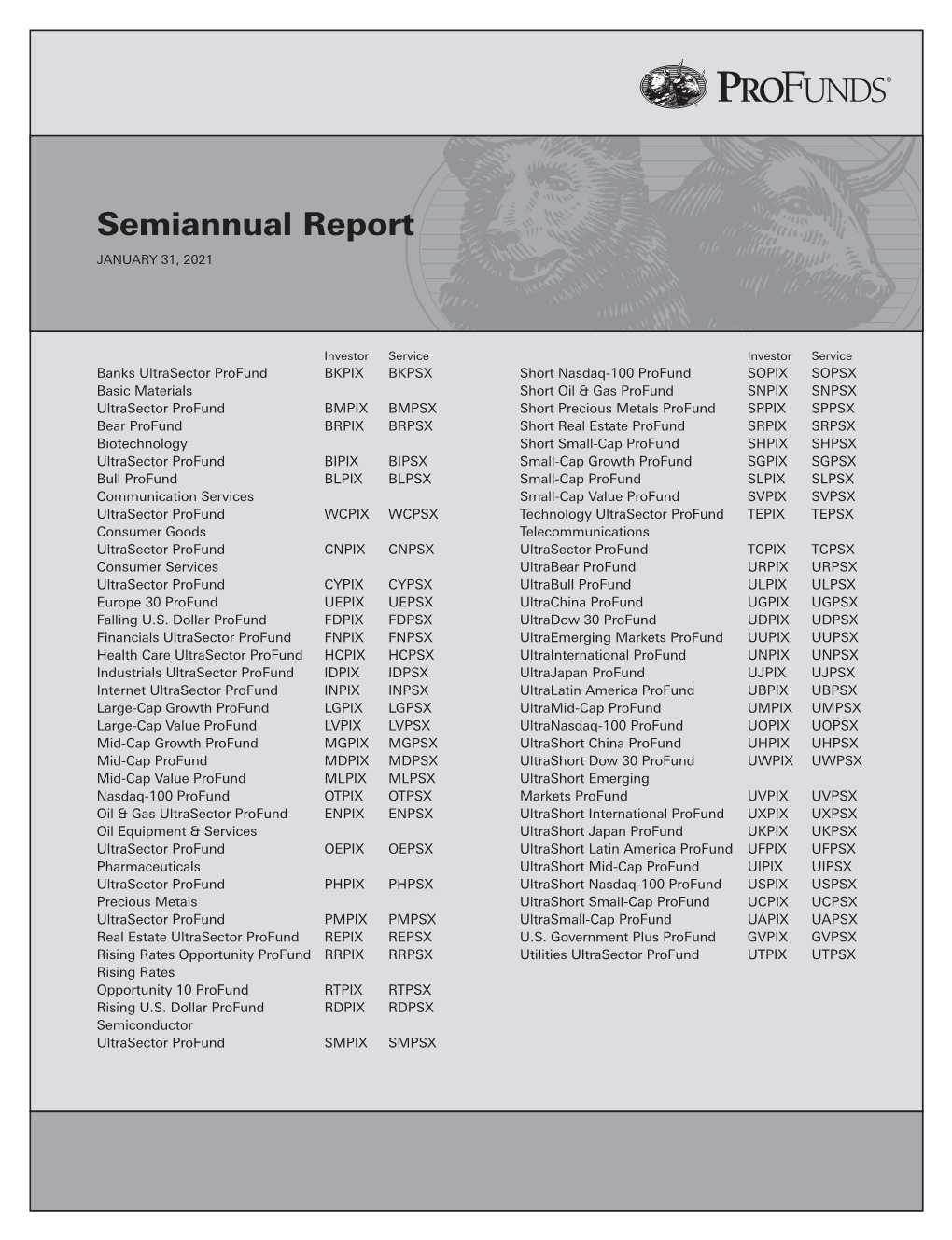 Semiannual Report