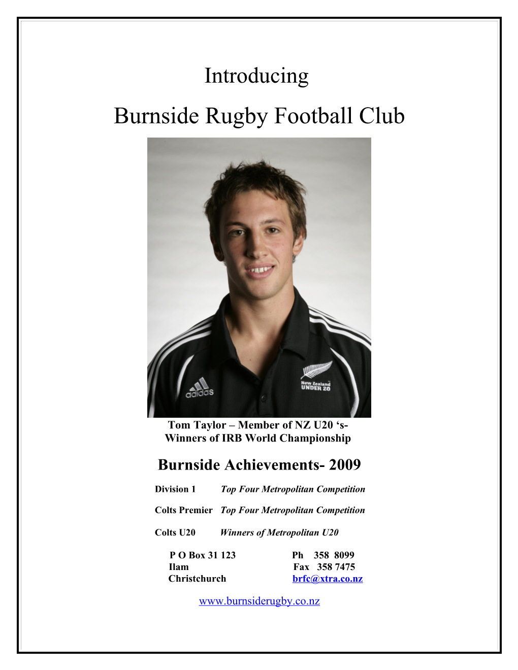 Burnside Rugby Football Club