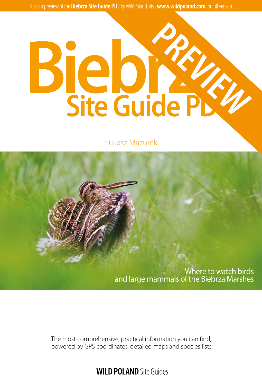 Biebrza Site Guide PDF by Wildpoland