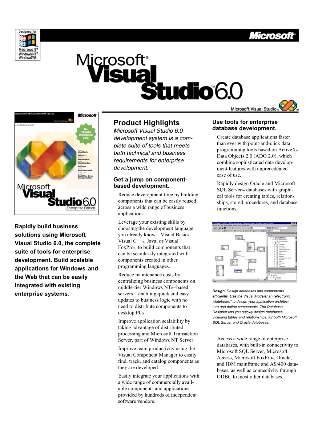 Visual Studio 6.0 Database Development