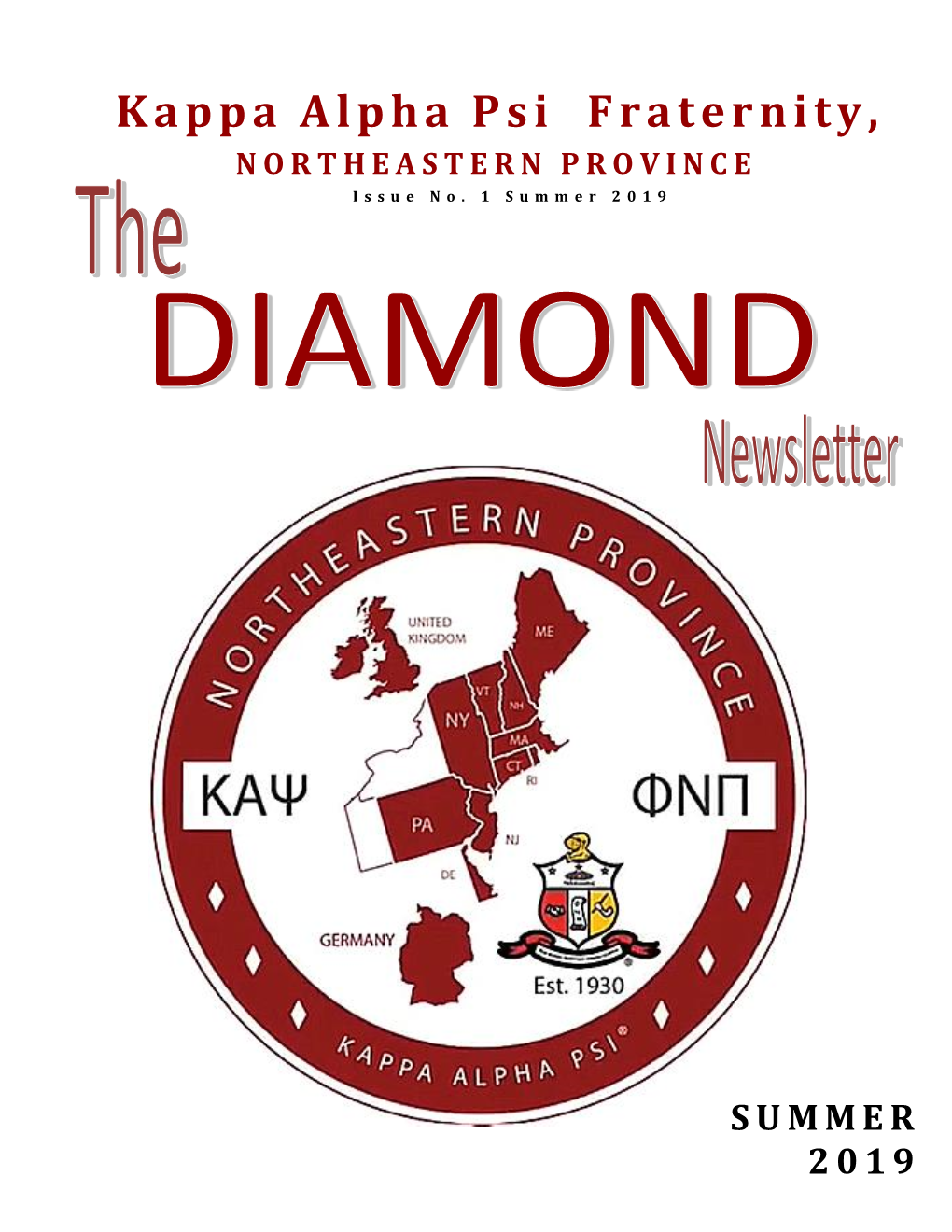 Kappa Alpha Psi Fraternity, Inc. Issue #01 Vol