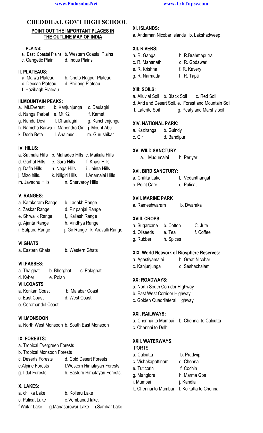 Cheddilal Govt High School Xi