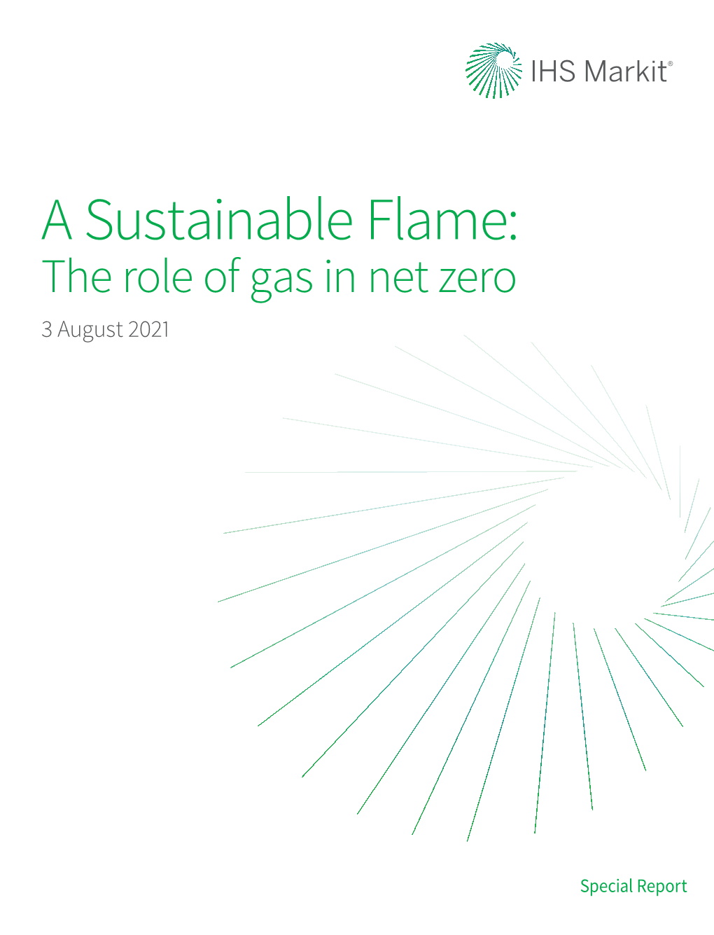 A Sustainable Flame: the Role of Gas in Net Zero