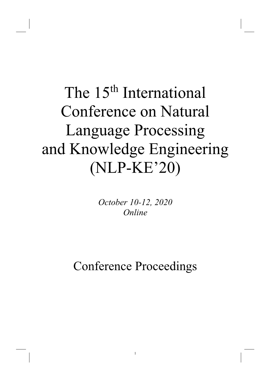 Conference Proceedings(PDF File)