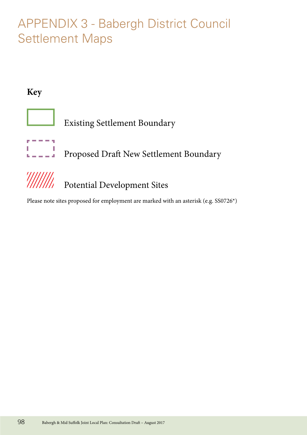APPENDIX 3 - Babergh District Council Settlement Maps