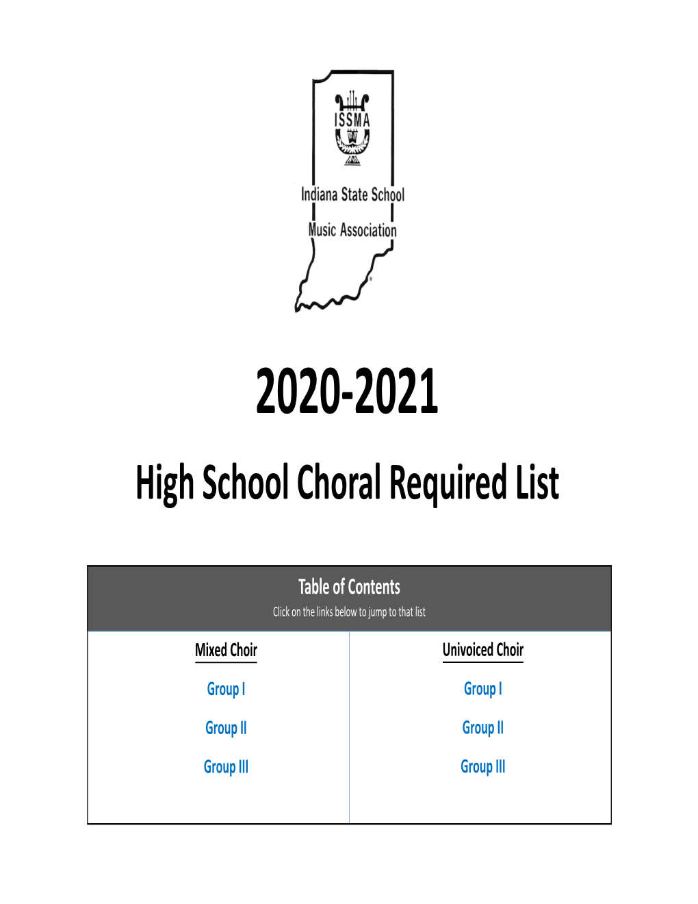 HS Choral Required List 2020-21.Xlsx