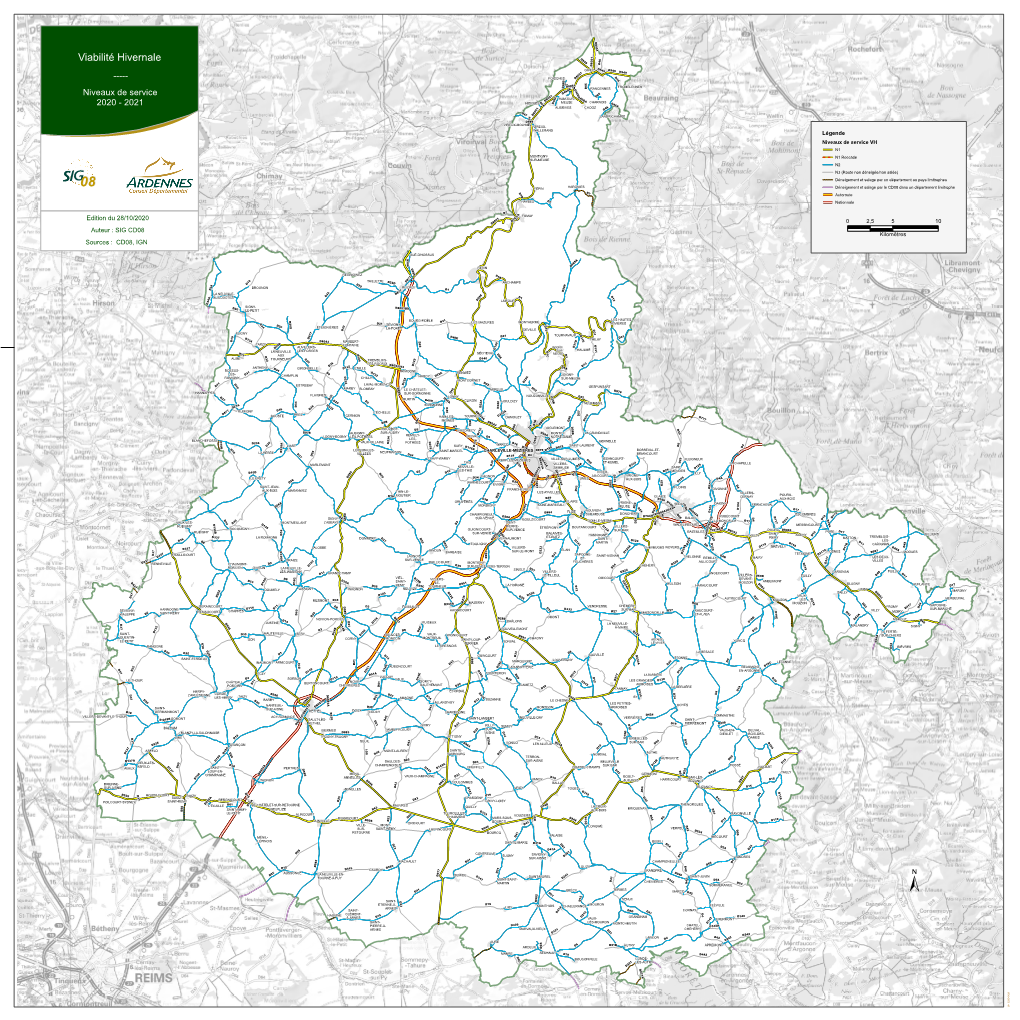 Consulter La Carte Du Service Hivernal