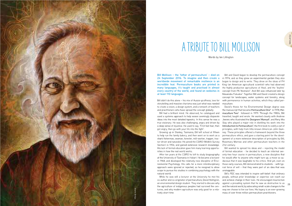 A Tribute to Bill Mollison