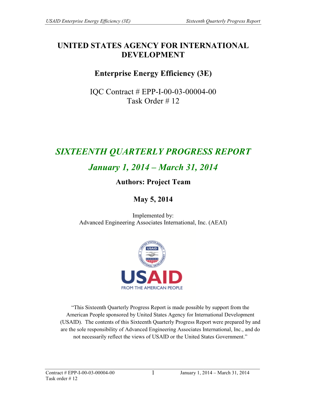 United States Agency for International Development