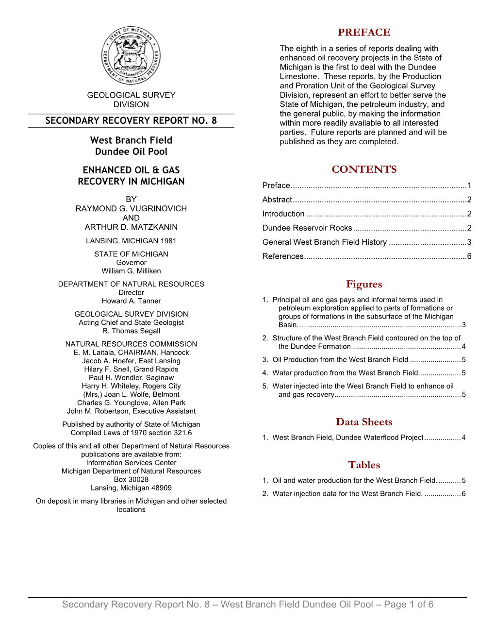 PREFACE CONTENTS Figures Data Sheets Tables