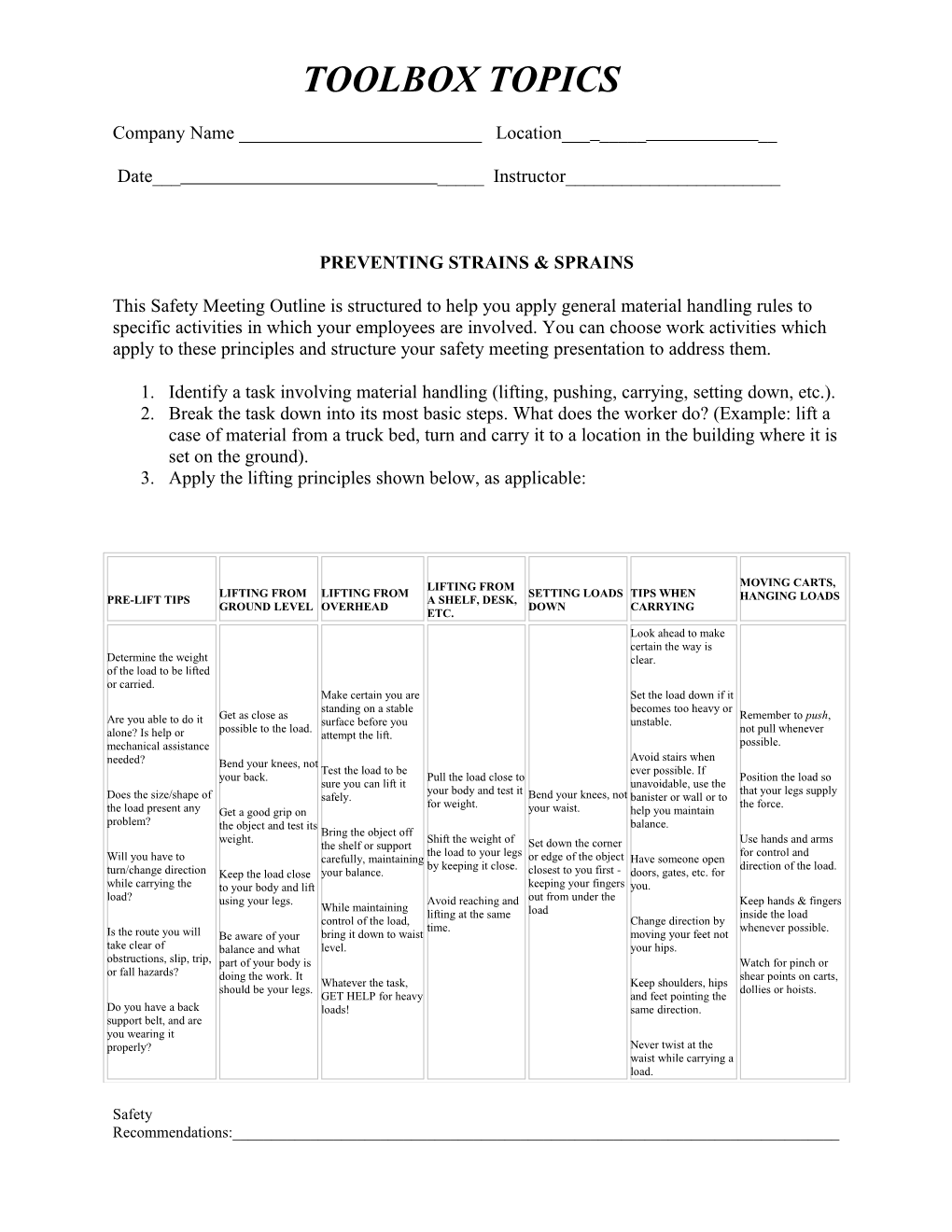 Toolbox Topics s3