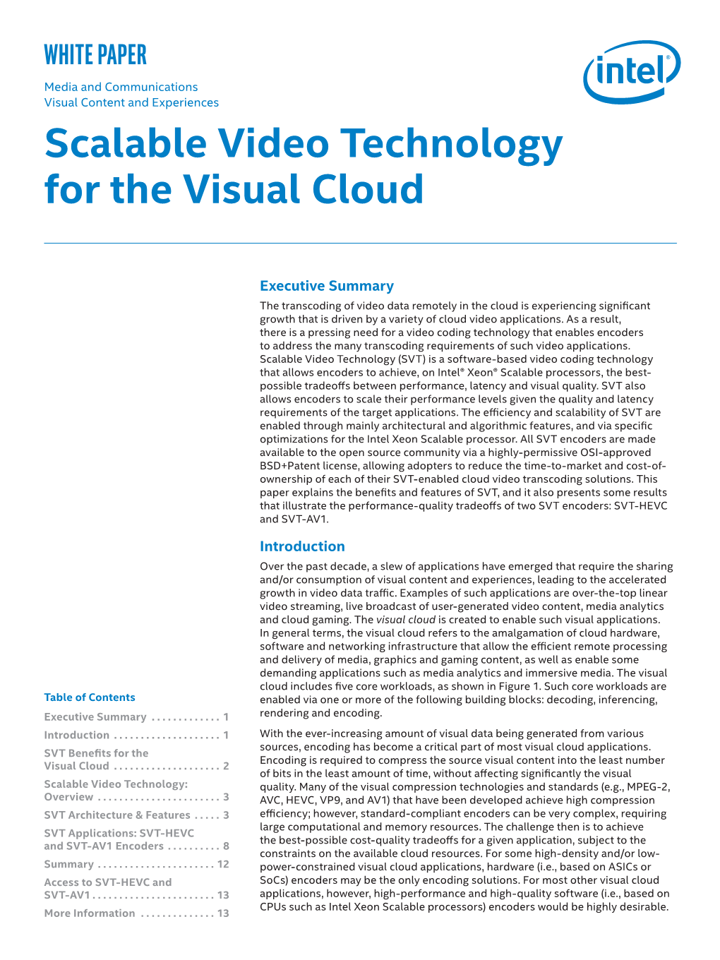 Scalable Video Technology for the Visual Cloud