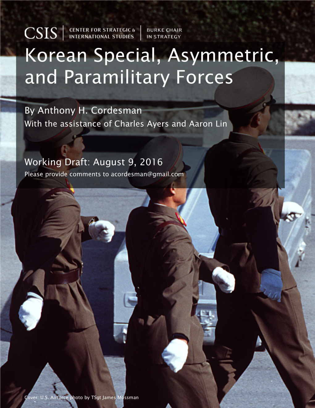 Korean Special Asymmetric and Paramilitary Forces Final