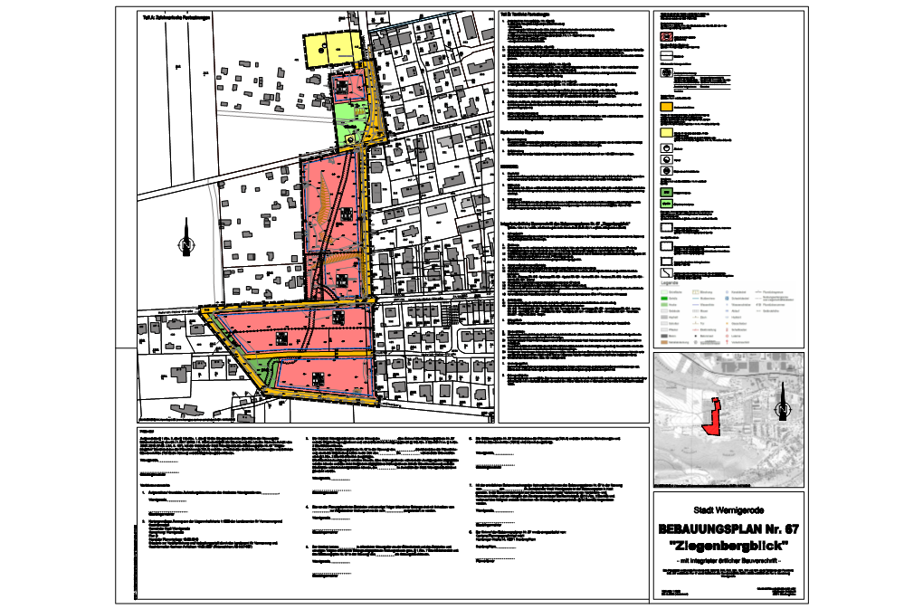 BEBAUUNGSPLAN Nr. 67 "Ziegenbergblick"