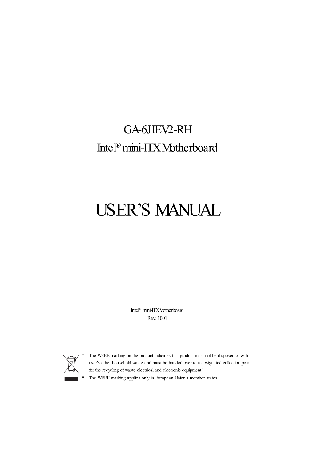 User's Manual