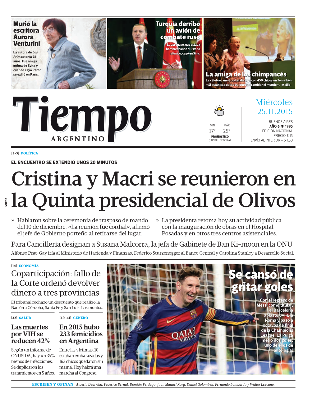 Cristina Y Macri Se Reunieron En La Quinta Presidencial De Olivos