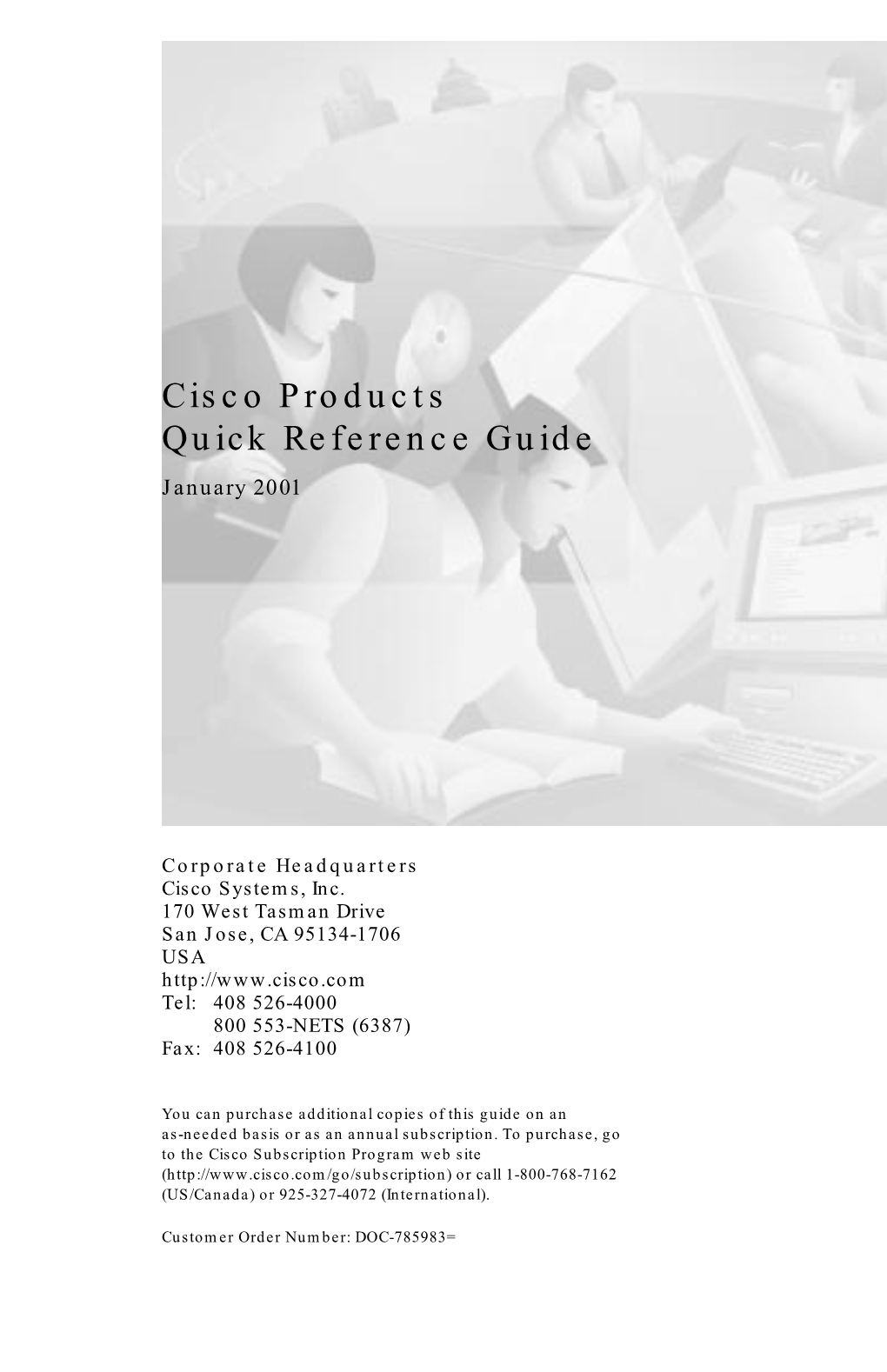 Cisco Products Quick Reference Guide January 2001
