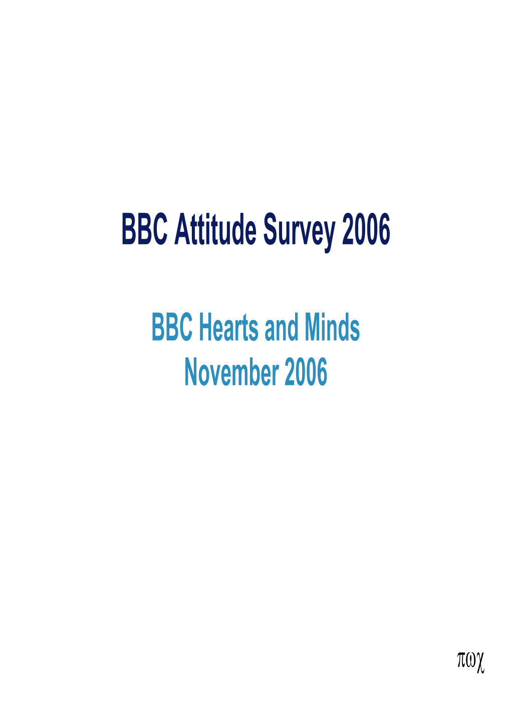BBC Attitude Survey 2002