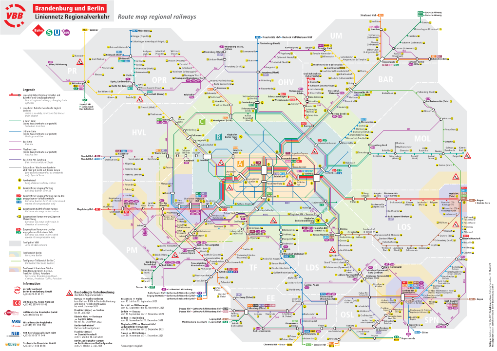 Bahn-Regionalverkehr Brandenburg Und Berlin