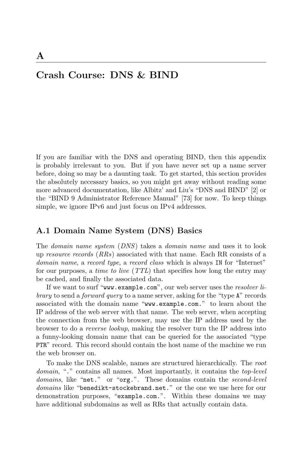 A Crash Course: DNS & BIND