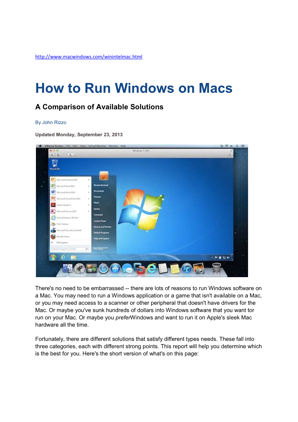 How to Run Windows Apps on Apple