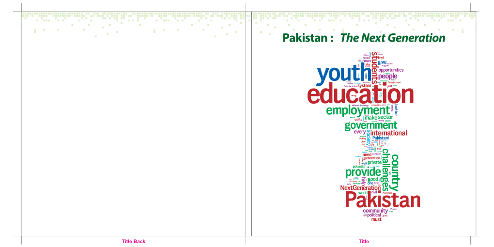 Pakistan : the Next Generation November 2009 Contents