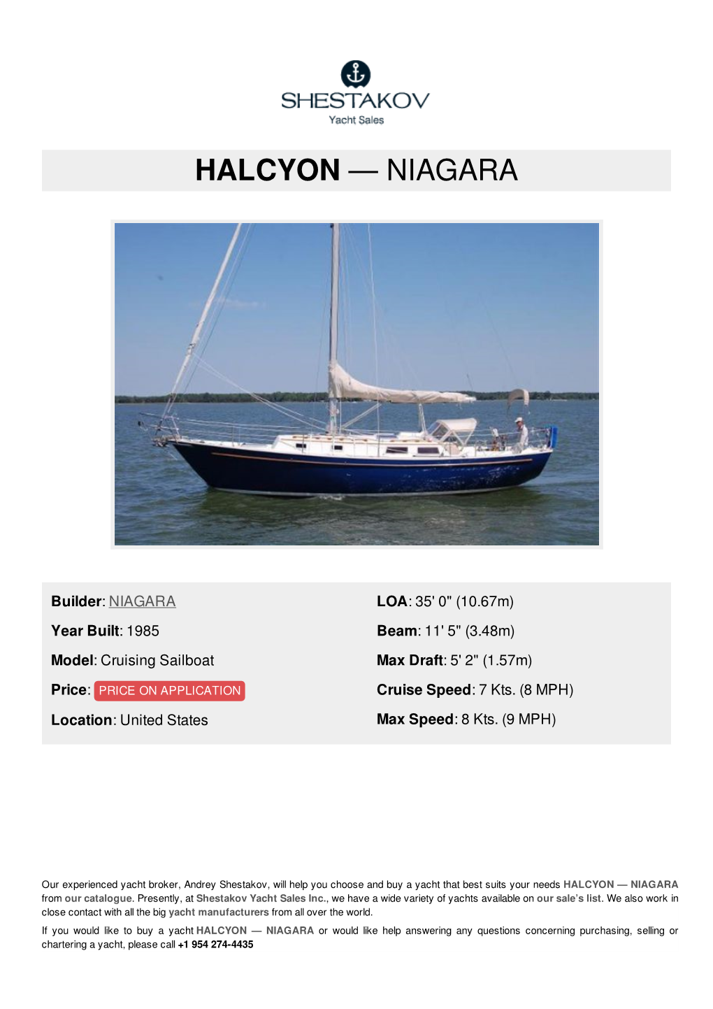 Halcyon — Niagara