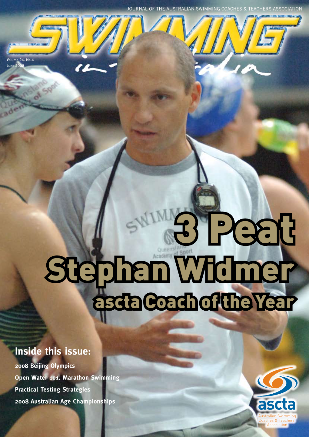 Stephan Widmer Ascta Coach of the Year