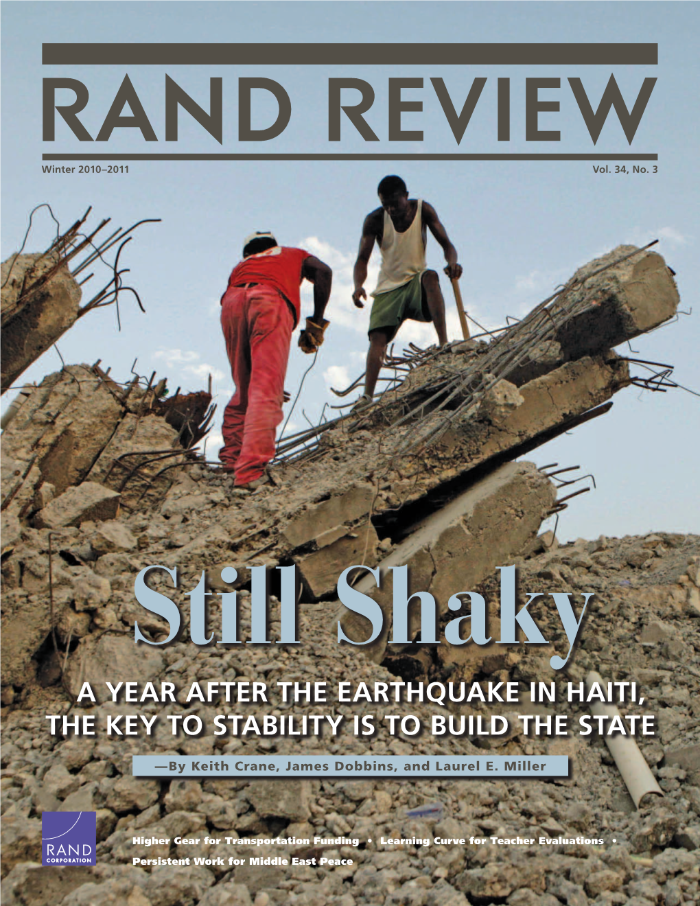RAND Review, Vol. 34, No. 3, Winter 2010