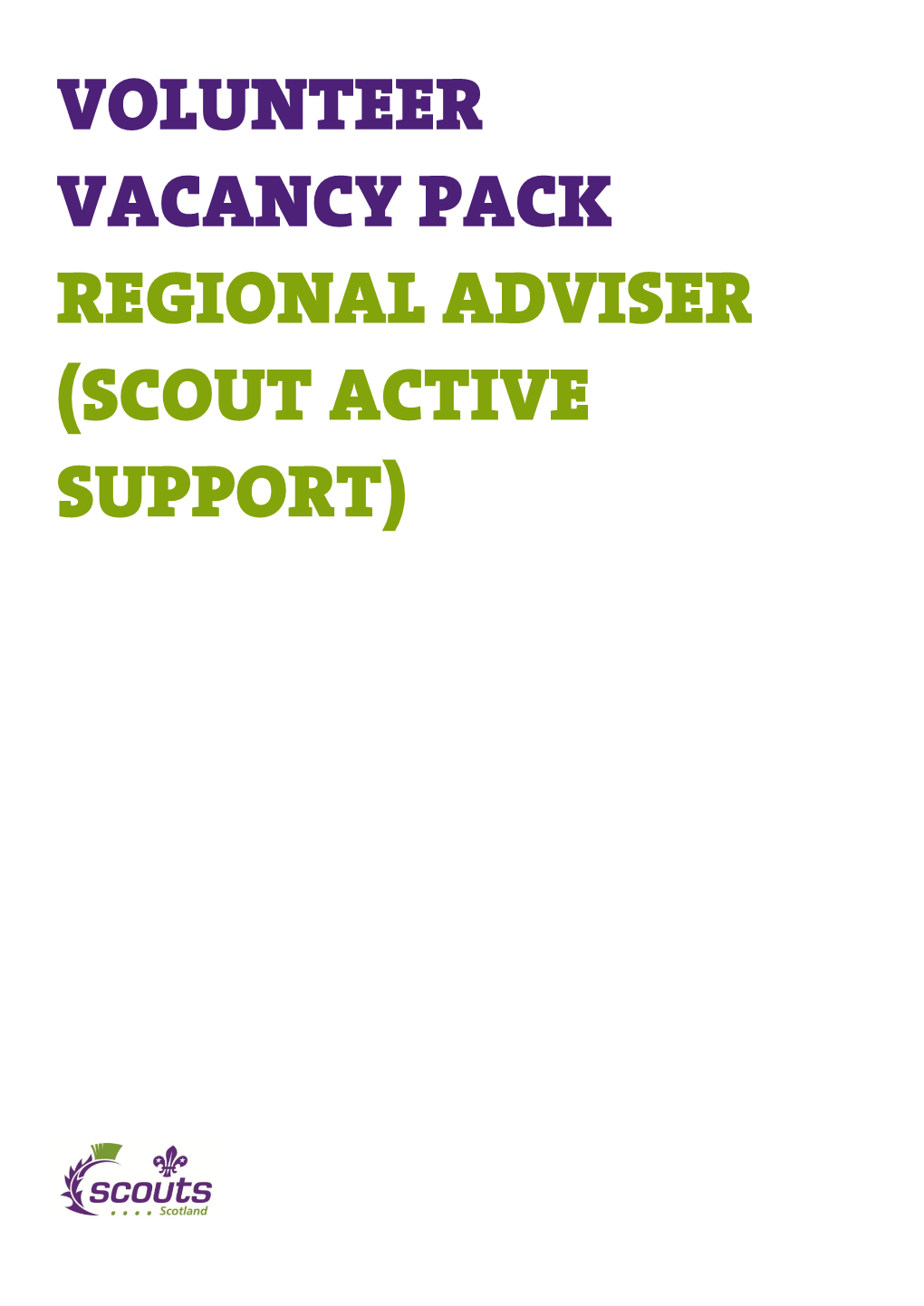 Scout Active Support)