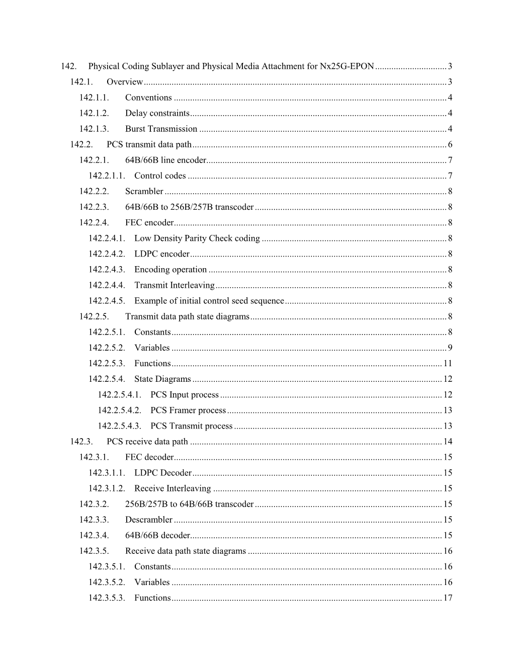 142. Physical Coding Sublayer and Physical Media Attachment for Nx25g-EPON