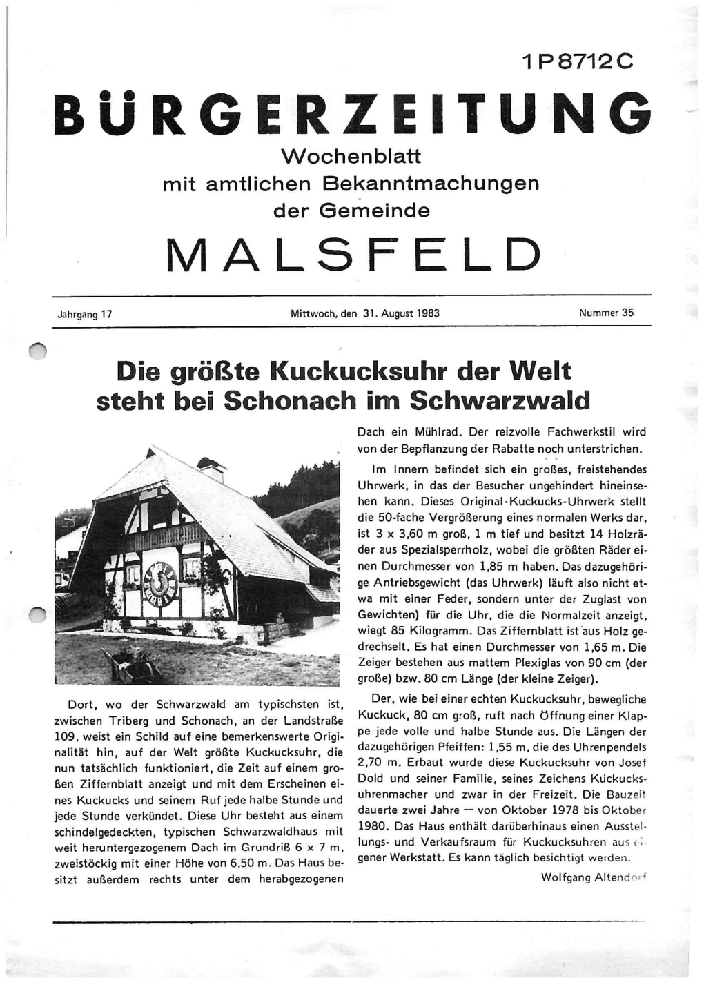 Rgerzeitung Malsfeld